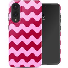 Selencia Vivid Back Cover Samsung Galaxy S25 Edge - Wave Vibes Lipstick