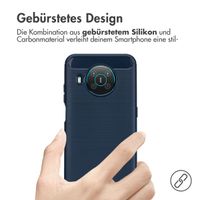 imoshion Brushed Back Cover Nokia X10 / X20 - Dunkelblau