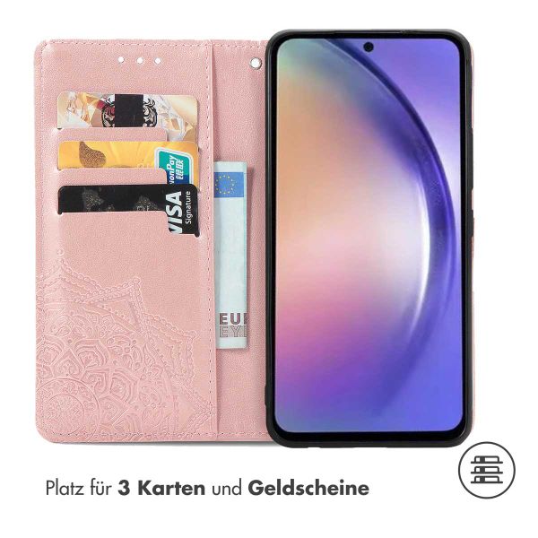 imoshion Mandala Klapphülle für das Samsung Galaxy A55 - Rose Gold