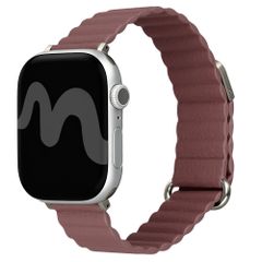 imoshion Magnetisches Kunstlederarmband für Apple Watch | 44/45/46/49 mm - Rose