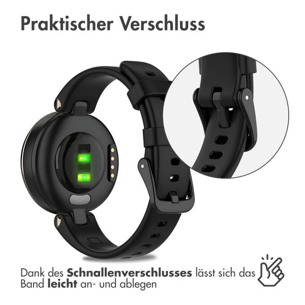 imoshion Silikonarmband für das Garmin Lily - Schwarz