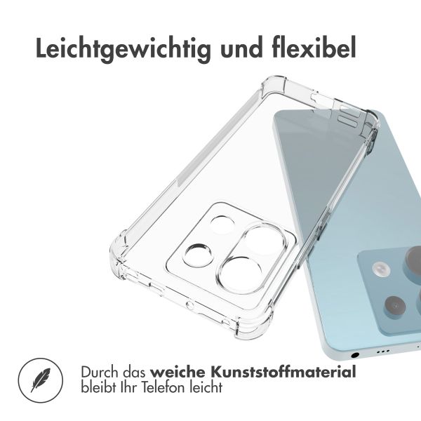 imoshion Shockproof Case für das Xiaomi Redmi Note 13 Pro (5G) / Poco X6 - Transparent