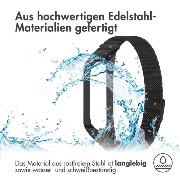 imoshion Mailändische Magnetarmband für das Samsung Galaxy Fit 2 - Schwarz