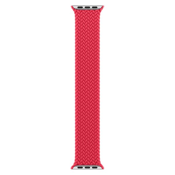 Apple Geflochtenes Solo Loop für die Apple Watch | 44/45/46/49 mm - Größe 3 - (PRODUCT)RED