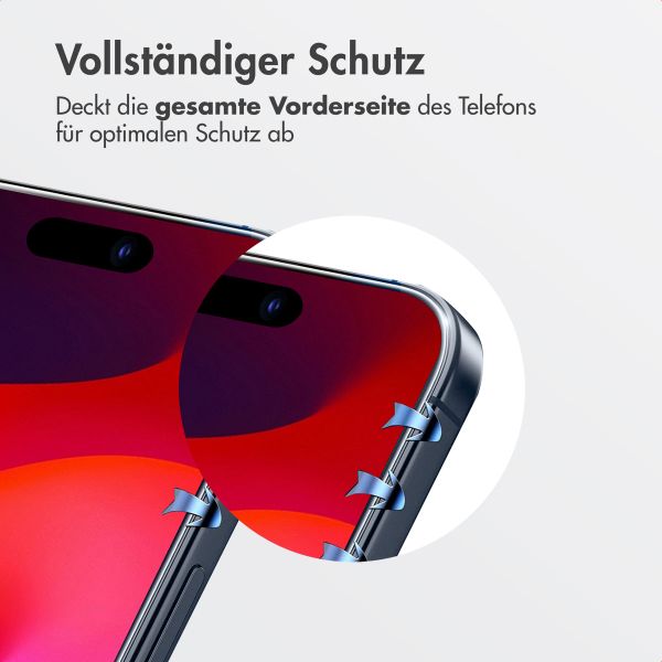 Accezz Gehärteter Glas-Schutz + Applikator Apple iPhone 17 Pro