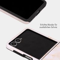 Selencia Vivid Rückabdeckung mit MagSafe Samsung Galaxy Z Flip 8 - Golden Beige Marble