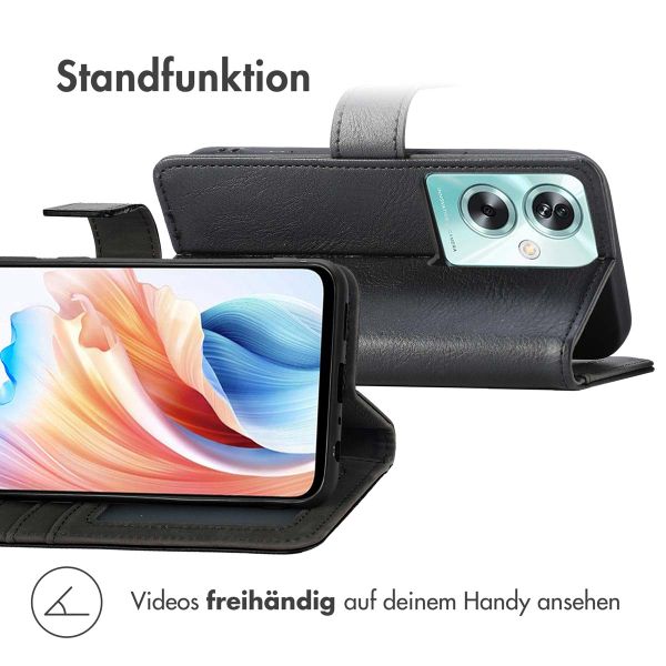 imoshion Luxuriöse Klapphülle Oppo A79 - Schwarz