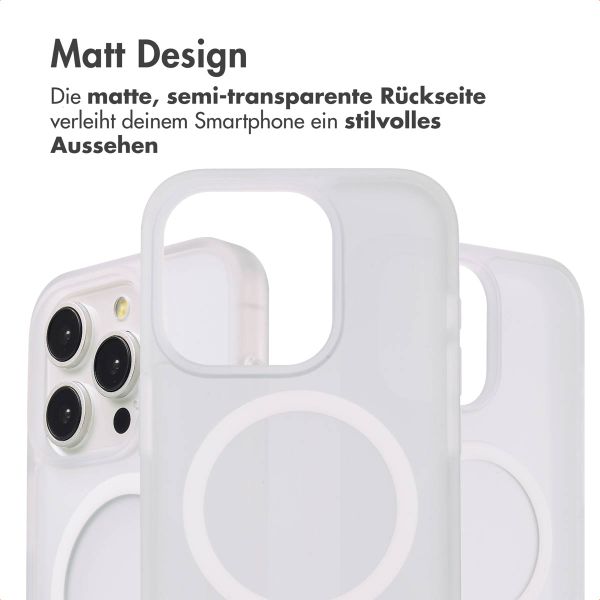 imoshion Color Guard Back Cover mit MagSafe für das iPhone 15 Pro - Weiß