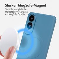 imoshion Color Back Cover mit MagSafe Samsung Galaxy S25 Edge - Dunkelblau