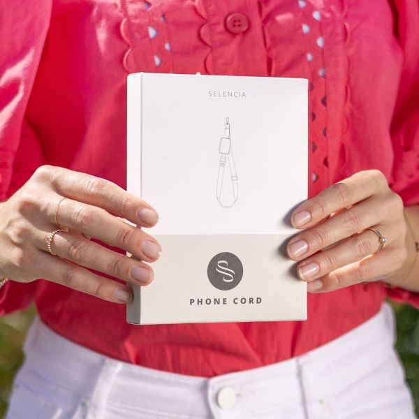 Selencia Handykette mit kleiner Tasche - Beige