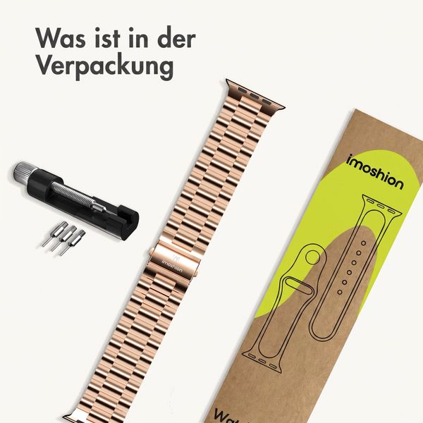 imoshion Edelstahlarmband für Apple Watch | 38/40/41/42 mm - Rosé gold