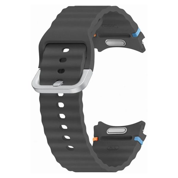 Samsung Originales Watch7 Sport Armband für die Samsung Galaxy Watch 4 / 5 / 6 / 7 (20 mm) - M/L - Dunkelgrau