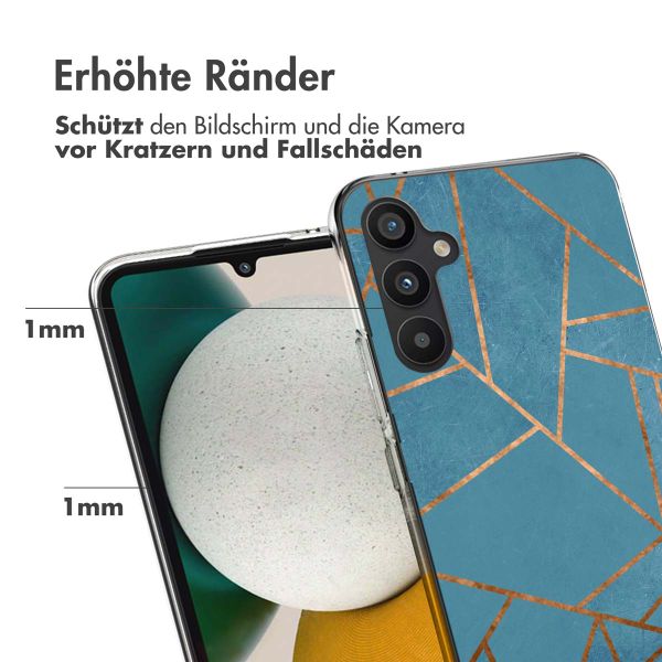 imoshion Design Hülle Samsung Galaxy A34 (5G) - Blue Graphic