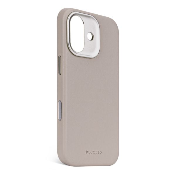 Decoded Leather Backcover MagSafe Apple iPhone 17 - Solid Clay