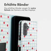 imoshion Design Klapphülle Samsung Galaxy A17 (5G) / (4G) - Cherry Check