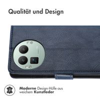 imoshion Luxuriöse Klapphülle Realme GT 8 Pro - Dunkelblau