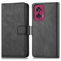 imoshion Luxuriöse Klapphülle Motorola Edge 50 Fusion - Schwarz