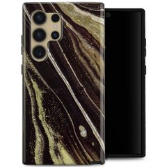 Selencia Vivid Back Cover Samsung Galaxy S24 Ultra - Chic Marble