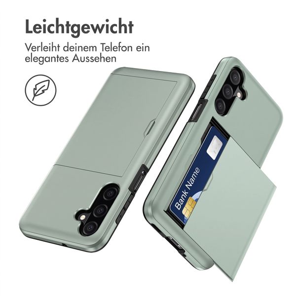 imoshion Backcover mit Kartenfach Samsung Galaxy A18 (4G) - Dunkelgrün