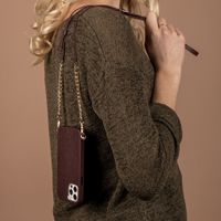 Selencia Aina ﻿Hülle aus Schlangenleder mit Band Apple iPhone 12 Mini
