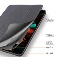 Dux Ducis Domo Klapphülle Apple iPad Pro 12.9 (2022) / Pro 12.9 (2021) / Pro 12.9 (2020) - Schwarz