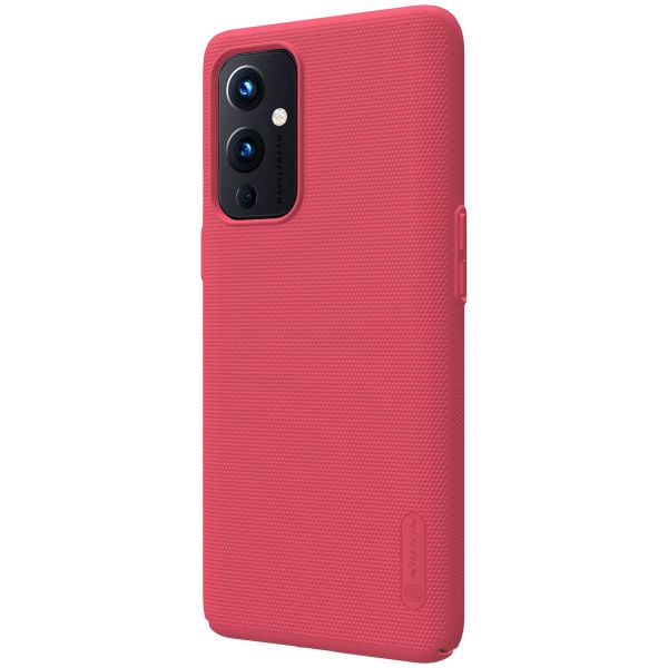 Nillkin Super Frosted Shield Case für das OnePlus 9 - Rot