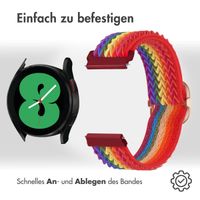 imoshion Elastisches Nylonarmband -   Universelle 20 mm Anschluss - Rainbow