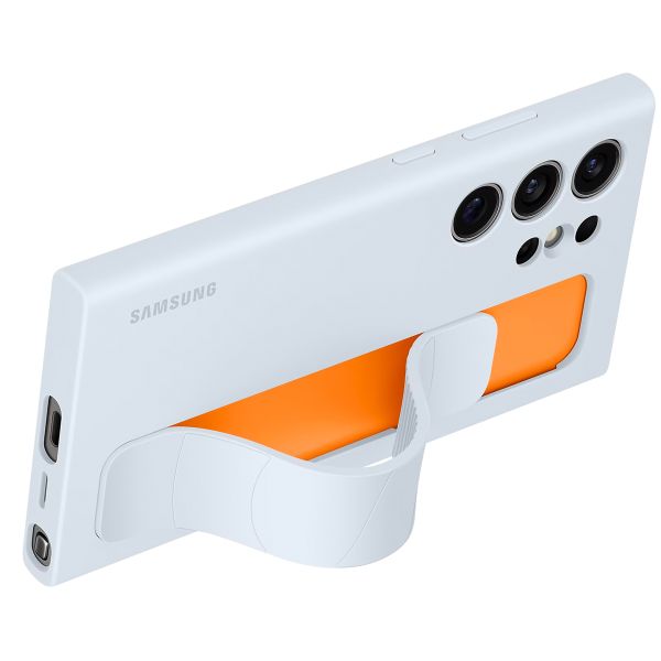 Samsung Original Standing Grip Backcover für das Galaxy S24 Ultra - Light Blue