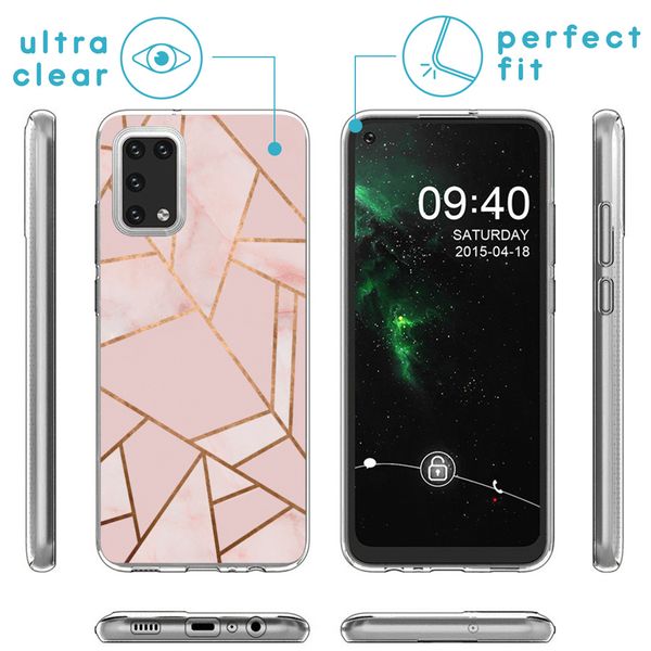 imoshion Design Hülle für das Samsung Galaxy A02s - Pink Graphic