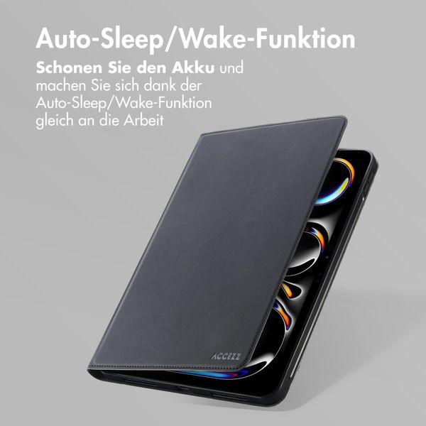 Accezz Classic Klapphülle Apple iPad Pro 13 (2025) M5 / (2024) M4 - Schwarz