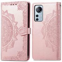 imoshion Mandala Klapphülle für das Xiaomi 12 Lite - Rose Gold