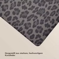 Selencia Sabi Laptop Cover Leopardenmuster Apple MacBook Air 15 Zoll (2023 / 2024 M3 chip / 2025 M4 chip) - Midnight Black