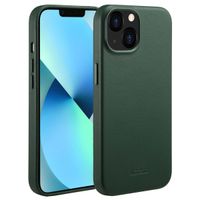Accezz MagSafe Leather Backcover Apple iPhone 13 - Cedar Green
