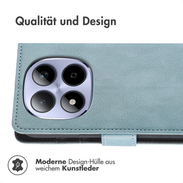 imoshion Luxuriöse Klapphülle Xiaomi Redmi Note 15 Pro (5G) - Hellblau