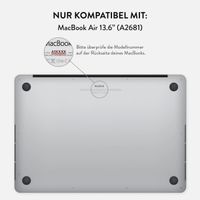 Burga Hardshell Hülle für das MacBook Air 13 Zoll (2022) / Air 13 Zoll (2024) M3 chip - A2681 / A3113 - Snowstorm