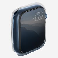 Uniq 2x Glase Apple Watch Hülle für die Apple Watch 7-9 - 45 mm - Clear / Smoke