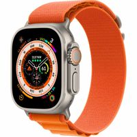 Apple Alpine Loop Band für die Apple Watch Series 1-10 / SE / Ultra (2) - 42/44/45/46/49 mm - Größe L - Orange