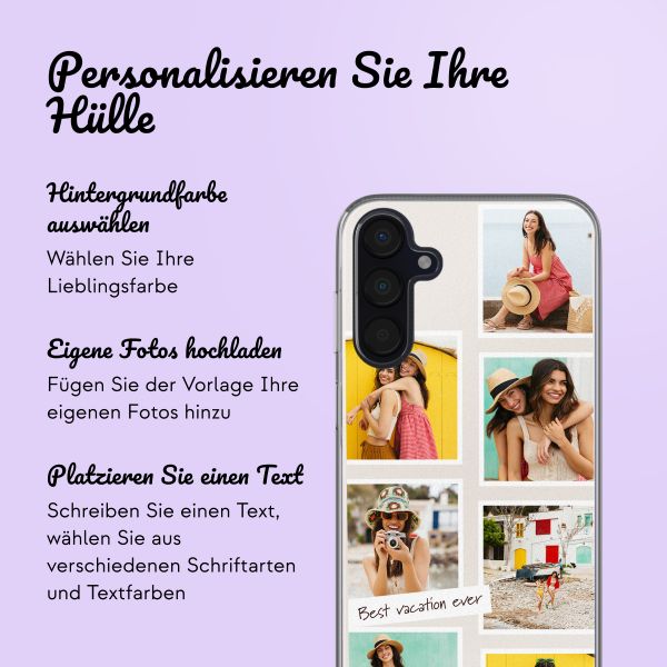 Personalisierte Hülle mit Filmrolle N°3 Samsung Galaxy A52(s) (5G/4G)- Transparent