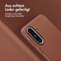 Accezz MagSafe Leather Backcover Samsung Galaxy A36 / A56 - Kaffeebraun