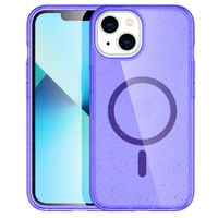 imoshion Sparkle Back Cover mit MagSafe für das Apple iPhone 14 - Glitzer Violett