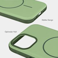 imoshion Color Backcover mit Thin MagSafe Ring Apple iPhone 15 - Dunkelgrün