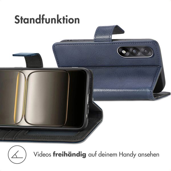 imoshion Luxuriöse Klapphülle OnePlus Nord 5 - Dunkelblau
