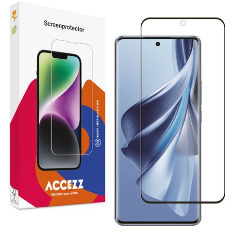 Accezz Full Cover Screen Protector aus gehärtetem Glas Oppo Reno 10 / 10 Pro