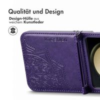 imoshion Mandala Klapphülle Samsung Galaxy Z Flip 5 - Violett