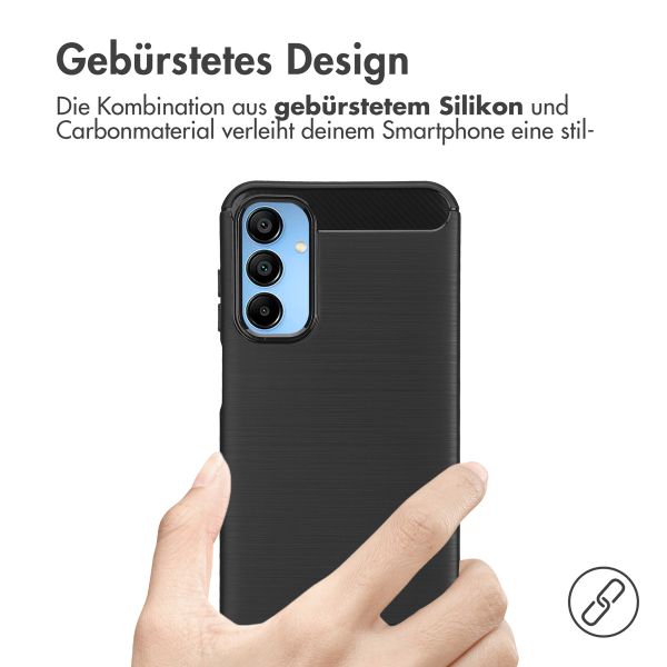 imoshion Brushed Back Cover Samsung Galaxy A15 (5G/4G) - Schwarz