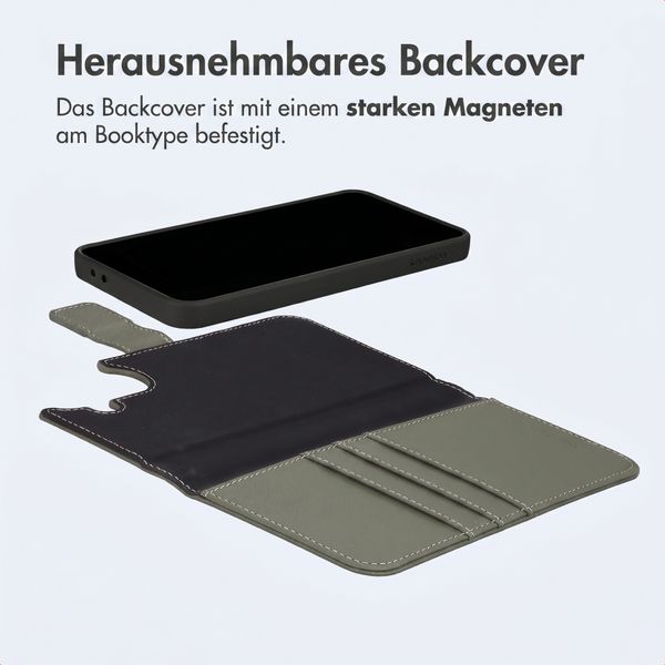 imoshion Herausnehmbare 2-in-1 Luxus-Bookcase Samsung Galaxy A57 (5G) - Grün