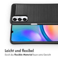 imoshion Brushed Back Cover für das Samsung Galaxy A05s - Schwarz