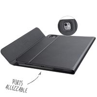 Accezz QWERTZ ﻿Bluetooth Keyboard Klapphülle für das iPad Pro 13 (2025) M5 / (2024) M4 - Schwarz