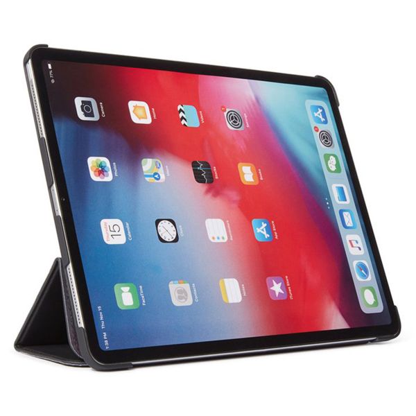 Decoded Leather Slim Klapphülle für das iPad Pro 12.9 (2018/2020/2021/2022) - Schwarz