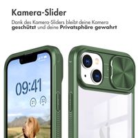 imoshion Back Cover mit Kameraschieber für das iPhone 13 - Dunkelgrün